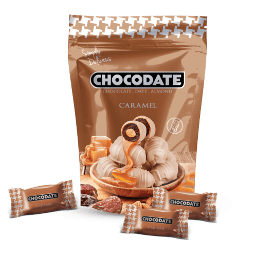 Финики в шоколаде со вкусом карамели CHOCODATE 250 грамм
